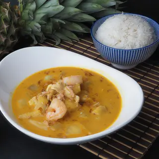 Yellow Curry creveti