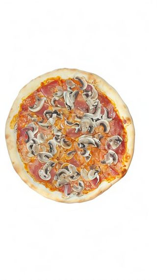 Pizza Prosciutto e Funghi (our classics)