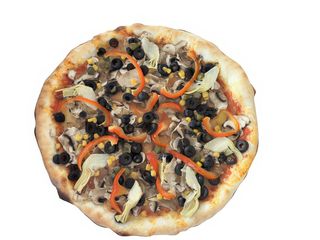 Pizza vegetariana (de post)