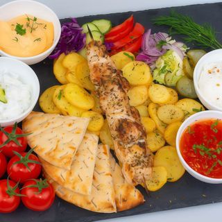 Souvlaky Porc Farfurie