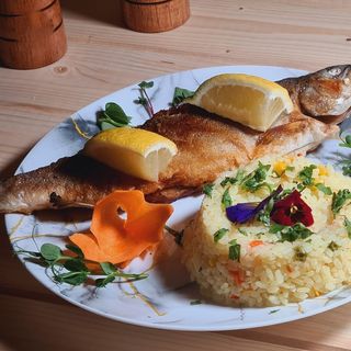 păstrăv la grătar