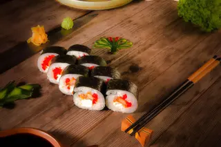 Roll cu somon crispy grande
