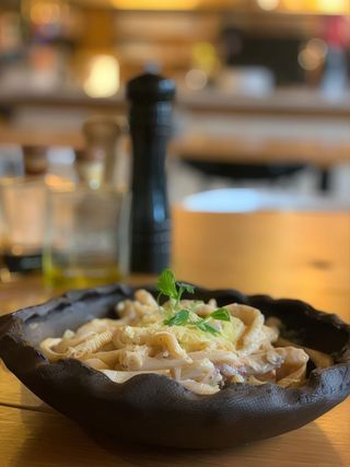 Pappardelle cu porcini