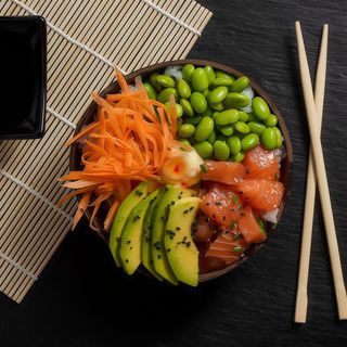 Salmon bowl