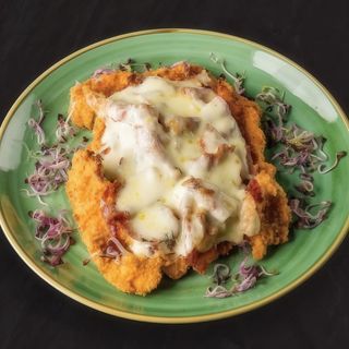 Pork Schnitzel au Gratin