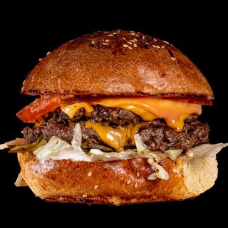 Double Chesse + Cartofi cu parmezan