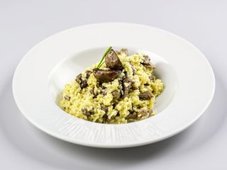 Risotto cu vită și curry