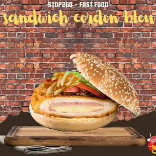Sandwich cu cordon bleu