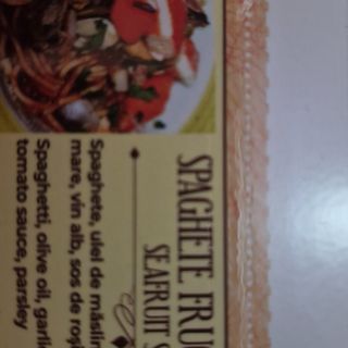 Spaghette cu fructe de mare