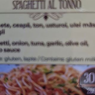 Spaghette al tonno