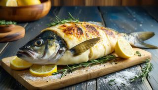 Dorada in crusta de sare