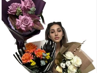 Buchet wow cu 3 trandafiri