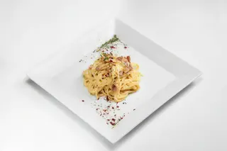 A la carbonara