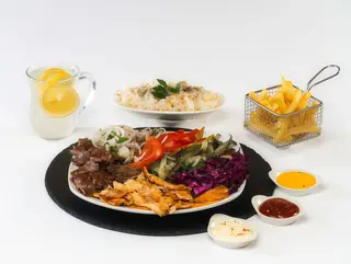 Meniu Kebap orez mic amestec