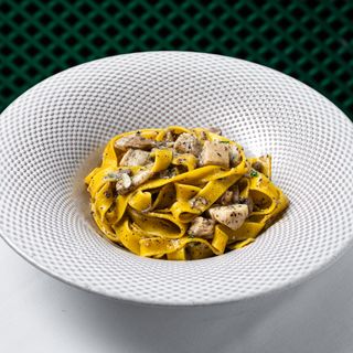 Fettuccine con funghi di bosco e tartufo 