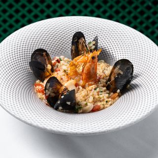 Risotto con frutti di mare