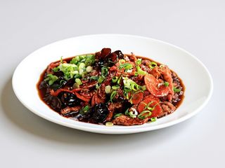 Porc cu ciuperci urechi de lemn 