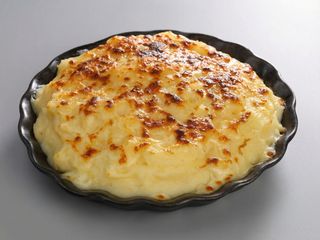 Piure de cartofi gratinat cu cascaval