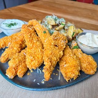 Crispy din pulpe de pui