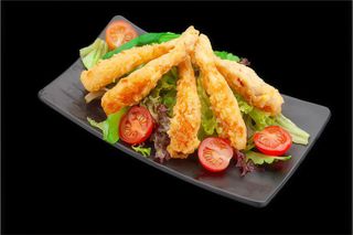 Shrimps Tempura salad