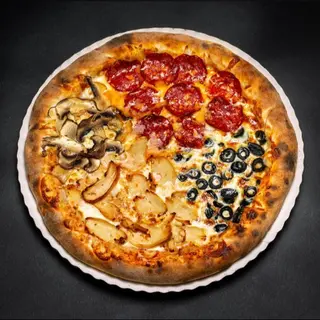 Pizza Quattro Stagioni Medie 600Gr.