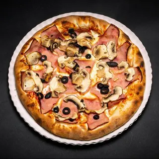 Pizza Prosciutto e Fungghi Mica 350Gr.