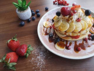 Fluffy pancake cu caramel (350g)