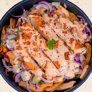 Loaded chicken fries 