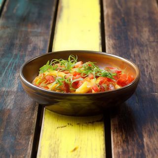 Melted cheddar and crispy bacon fries