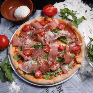 Pizza Crudo rucola