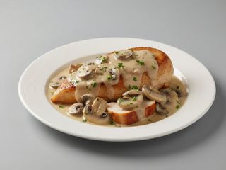 Piept de pui cu sos de ciuperci