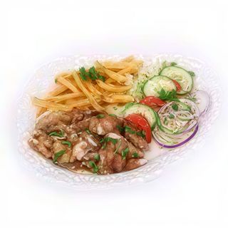 Shaorma farfurie pui picanta