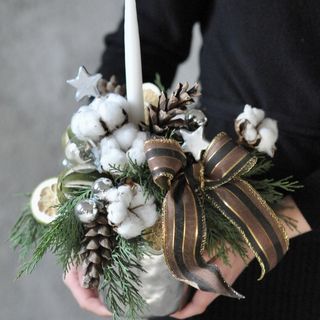 Aranjament Craciunul in bronz