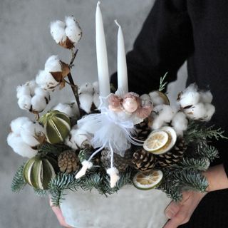 Aranjament Craciunul in alb