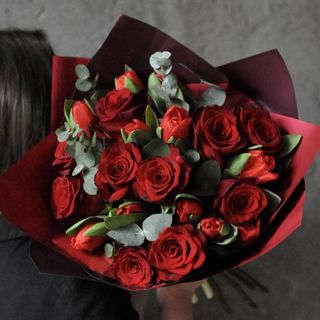 Buchet Catifea rosie