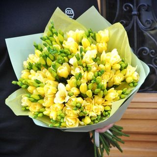 Buchet 51 frezii galbene