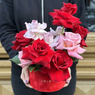 Cutie cu trandafiri Be my Valentine