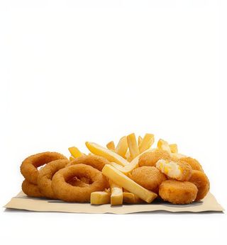 Pui crispy la farfurie