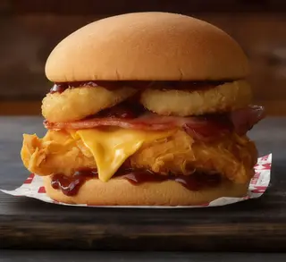 Mega Yummy Pui Crispy Burger
