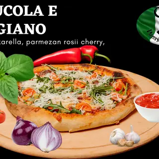Rosa rucola e parmigiano 28cm / 480gr.