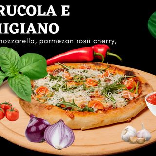 Rosa rucola e parmigiano 32cm / 550gr.