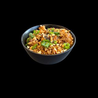 Orez prajit cu creveti