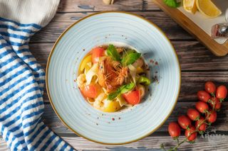 Pappardelle peperoncini ai gamberi