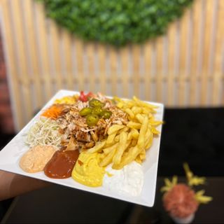 Shaorma la farfurie pui