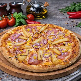 Pizza Rustica con cipolla rosa