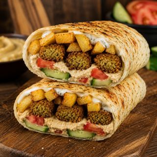 Focaccia roll Falafel