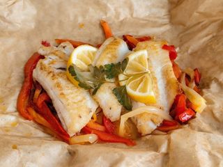 Șalău în plic la cuptor