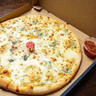 PIZZA QUATRO FORMAGGI 42 CM 1+1 MARGINE UMPLUTA