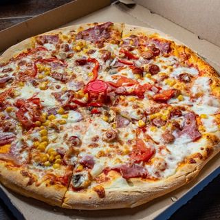 PIZZA CON TUTTO 32 CM 1+1 MARGINE UMPLUTA