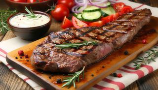 Ceafa de porc la gratar